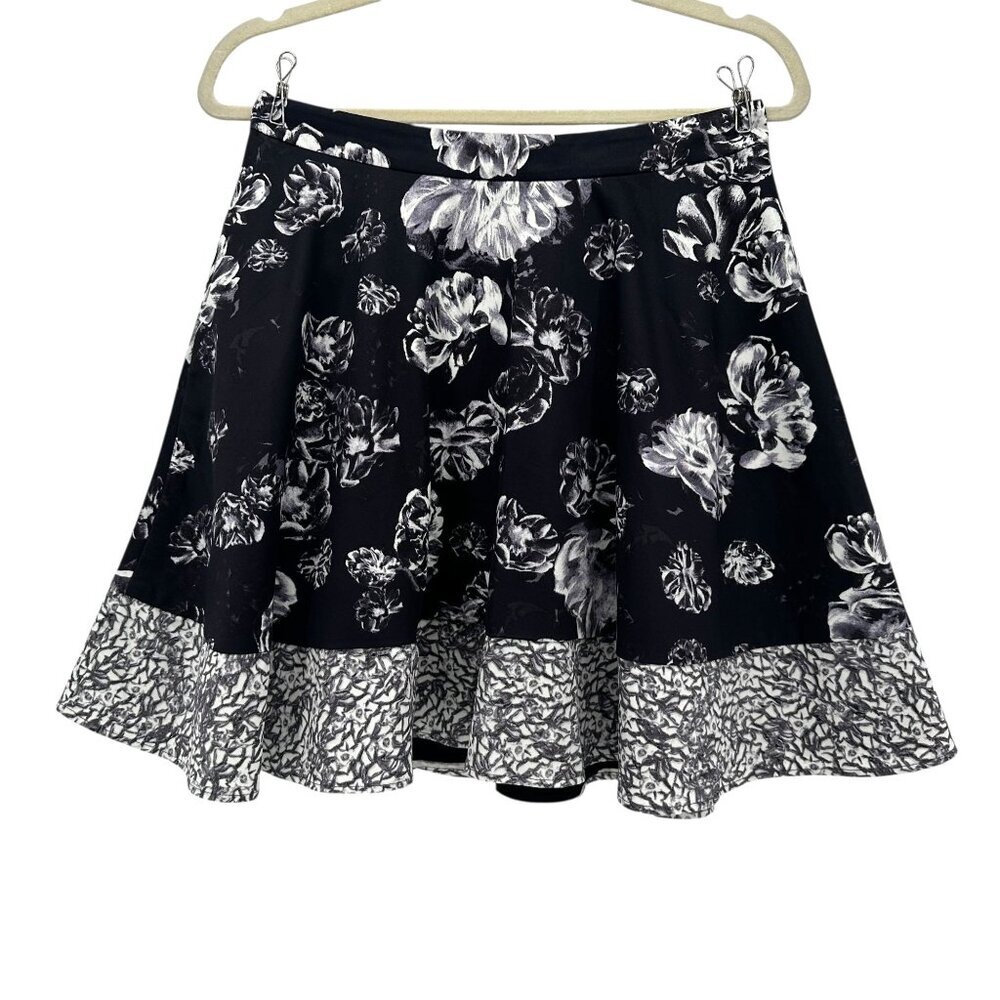 NEW Prabal Gurung For Target Womens 6 Skirt Floral Purple White A-Line Short